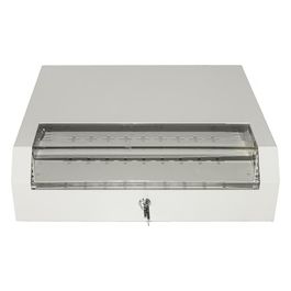 armadio 5 unità da muro 19 slim line colore grigio  altezza cm 14