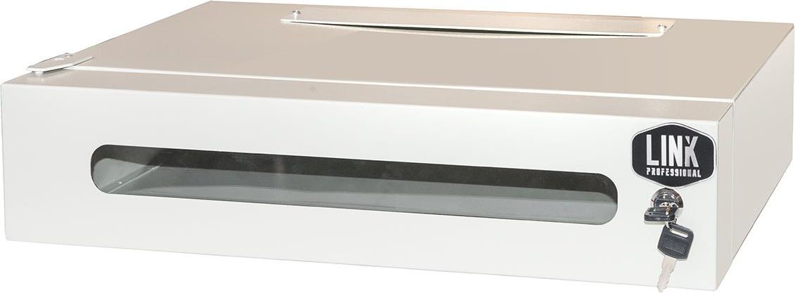 Link Armadio Rack 19'' 2u Profondita' 360mm con Porta Vetro 12x36x54cm Grigio