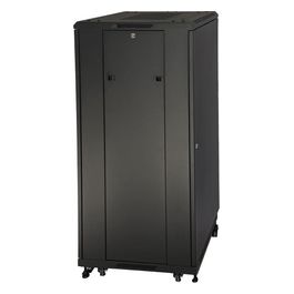 Armadio Rack 19" 27u 1388x600x600 Colore Nero Porta Vetro da Assemblare