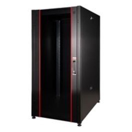 Armadio Rack per Reti 19" 26u 1291x600x600 Colore Nero Porta Traforata Serie Eavi