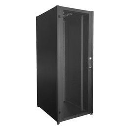 Armadio Rack per Reti 19" 42U 2002x800x1000 Colore Nero Porta Traforata Serie Eavi