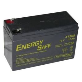 batteria al piombo 12 volt 7,2 a. - misure: 15x6.50x9.50 cm.
