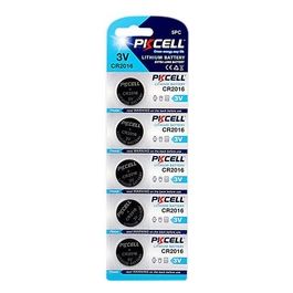 batterie CR2016 3 volt blister 5 pezzi