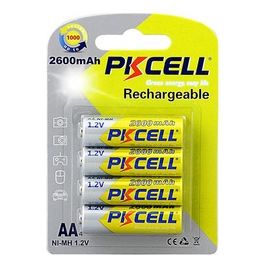 batterie ricaricabili stilo AA ni-mh 2600 mah 1,2 v blister 4 pezzi