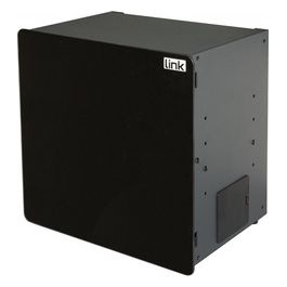 Link Box per Dispositivi Home con Porta Nera in Vetro 345x232x345mm Wi-Fi Box
