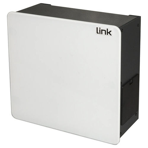 Link Box per Dispositivi Home con Porta in Vetro Bianca 265x122x265mm Wi-FI Box