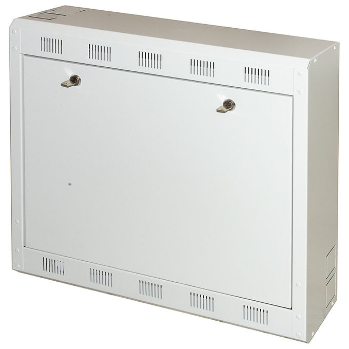 Link Box a Muro Dvr-nvr 2 Serrature con Ripiano Apribile 580x550x160mm