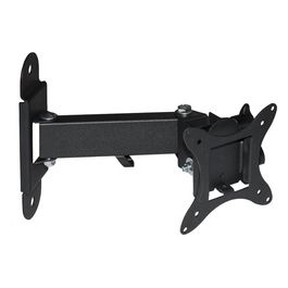braccio a muro con 2 snodi per tv led/lcd da 13 a 37 fino a 15kg e vesa 100x100