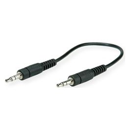 Link cavetto cm 20 connettori 3,5 mm. stereo maschio/maschio