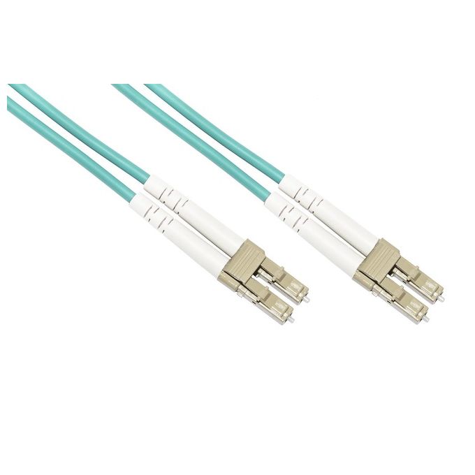 Link cavo fibra ottica lc a lc multimode duplex om3 50/125 mt.2