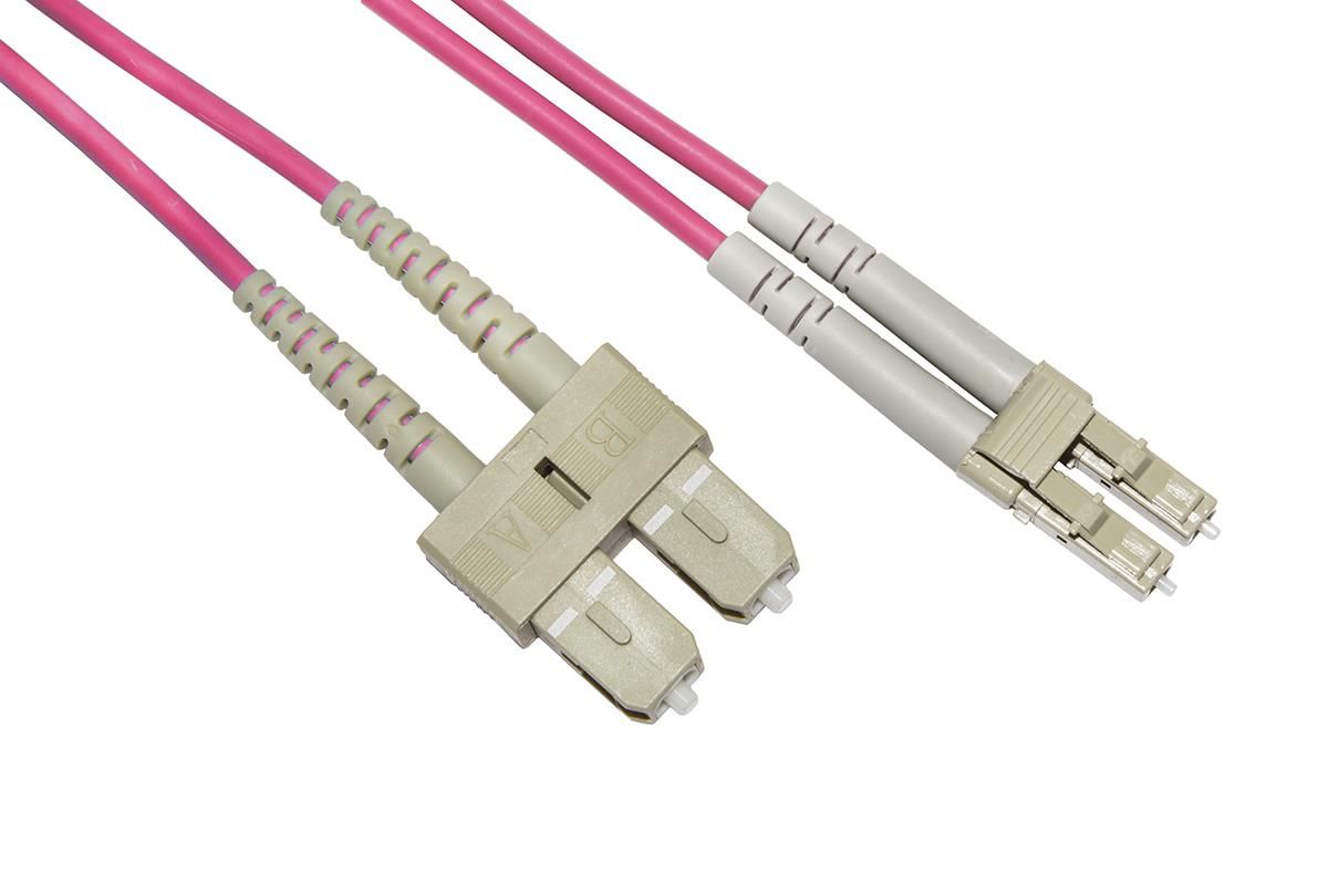 Link cavo fibra ottica lc a sc multimode duplex om4 50/125