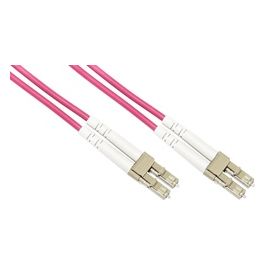 Link cavo fibra ottica lc a lc multimode duplex om4 50/125 mt.10