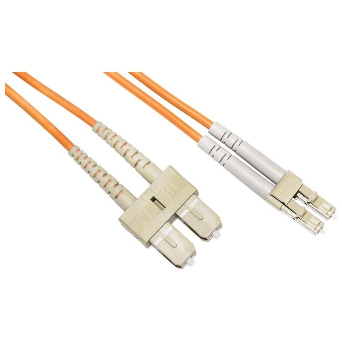 Link cavo fibra ottica lc a sc multimode duplex om2 50/125 mt.1