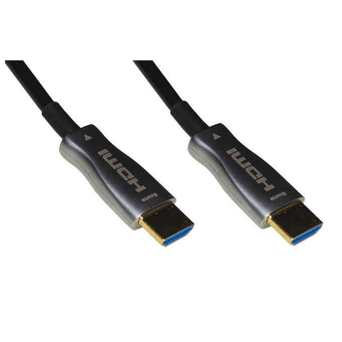 LINK cavo fibra ottica aoc hdmi 2.0, hdcp, arc, edid 4k@60hz@4:4:4 ibrido mt 20