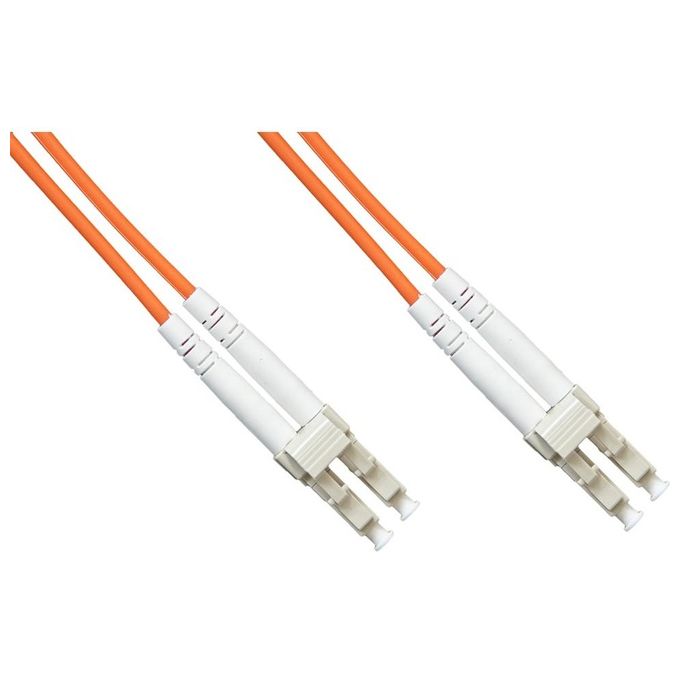 Link cavo fibra ottica lc a lc multimode duplex om2 50/125 mt.3
