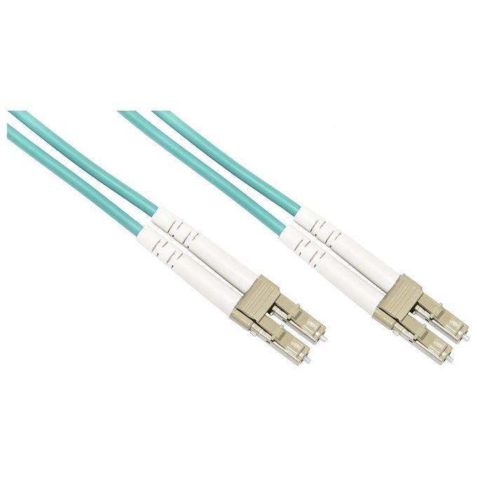 Link cavo fibra ottica lc a lc multimode duplex om3 50/125 mt.20