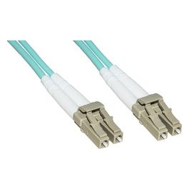 Link cavo fibra ottica lc a lc multimode duplex om3 50/125 mt.50