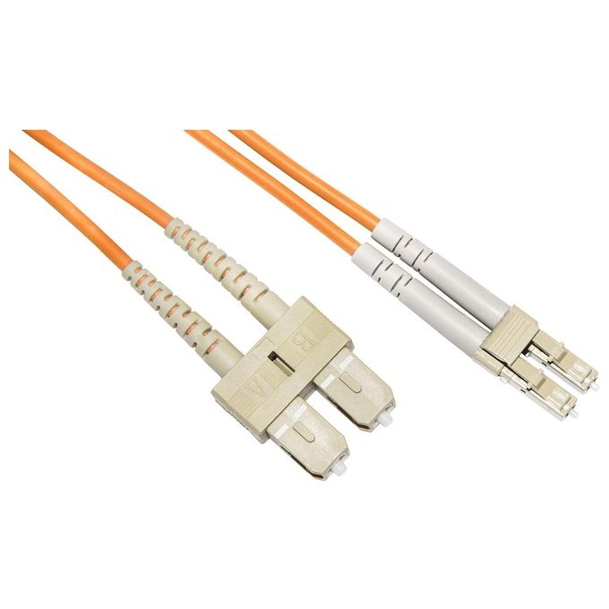 Link cavo fibra ottica lc a sc multimode duplex om2 50/125 mt.2