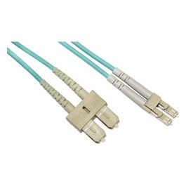 Link cavo fibra ottica lc a sc multimode duplex om3 50/125 mt.10