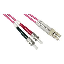 Link cavo fibra ottica lc a st multimode duplex om4 50/125 mt.5