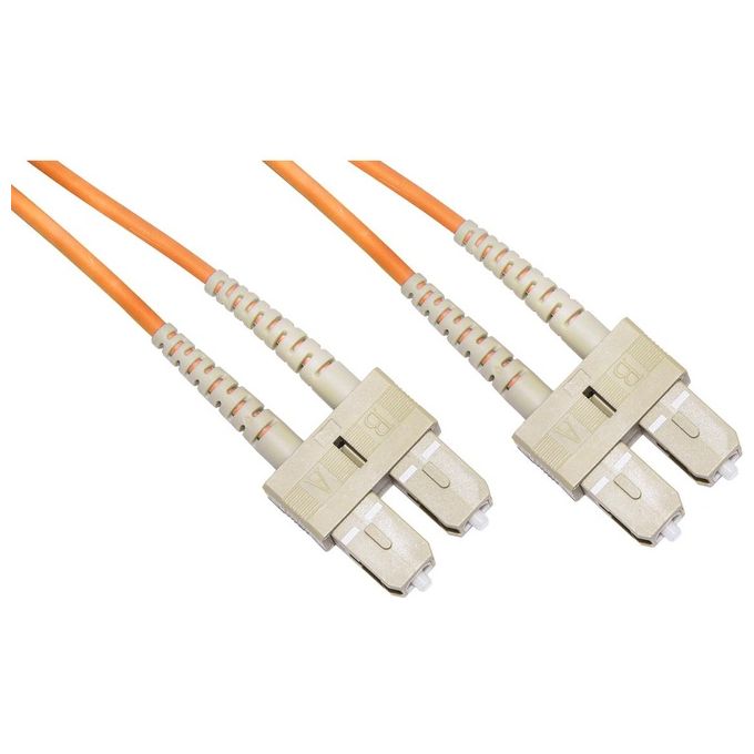 Link cavo fibra ottica sc a sc multimode duplex om2 50/125 mt.10
