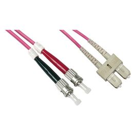 Link cavo fibra ottica sc a st multimode duplex om4 50/125 mt.3