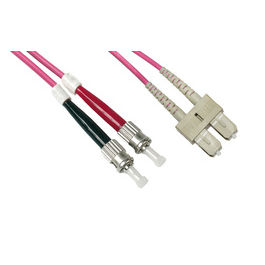 Link cavo fibra ottica sc a st multimode duplex om4 50/125 mt.20