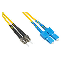 Link cavo fibra ottica st a st singlemode duplex upc mt.3