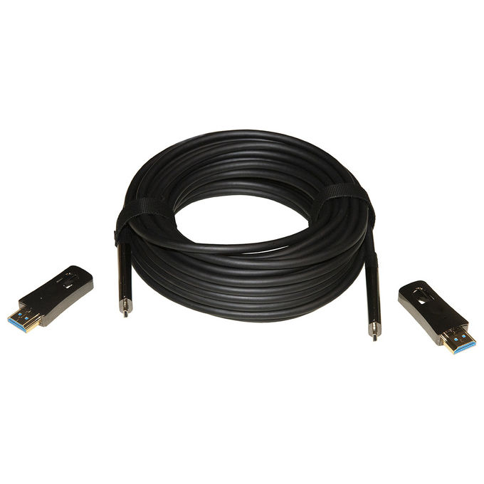 Link Cavo Hdmi 2.0 Aoc Fibra Ottica 10mt con Connettori Staccabili