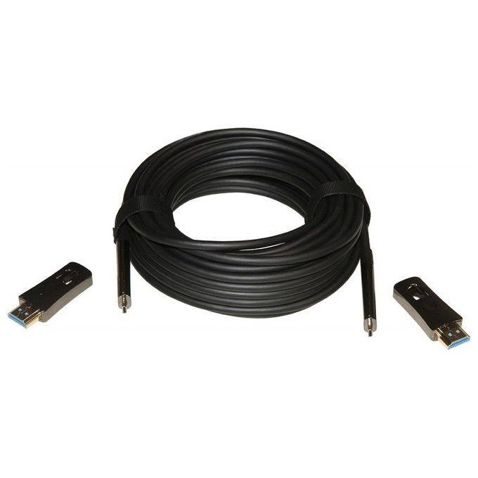 Link Cavo Hdmi 2.0 Aoc Fibra Ottica 20mt con Connettori Staccabili