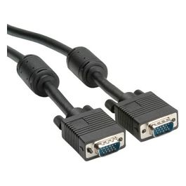 cavo monitor vga doppia schermatura maschio/maschio mt. 6 con filtro di ferrite ddc tutti i pin collegati