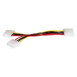 Link cavo sdoppiatore alimentazione 1 x molex maschio - 2 x molex femmina cm 15