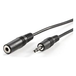 cavo stereo jack 3.5 mm. prolunga scheda audio per cuffie/casse maschio/femmina mt. 10