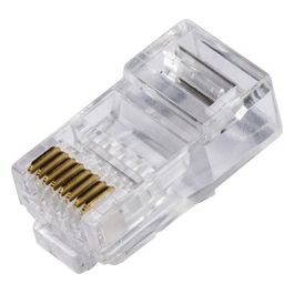 Link confezione 100 connettori 8 poli cat 6 utp non schermato rj45