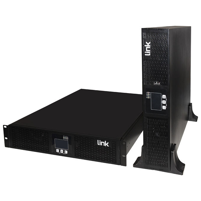 Link Gruppo di Continuita' Rack 19 2000VA 2000W Online Onda Sinusoidale con 6 Porte con Slot Snmp