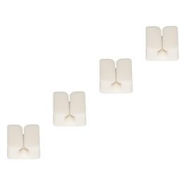 Kit 4 Pezzi Supporti per Gestione Cavi Bianco