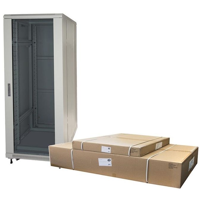 Link LK1932U66GFP Armadio rack 19'' per reti 32u 1610x600x600mm colore grigio disassemblato