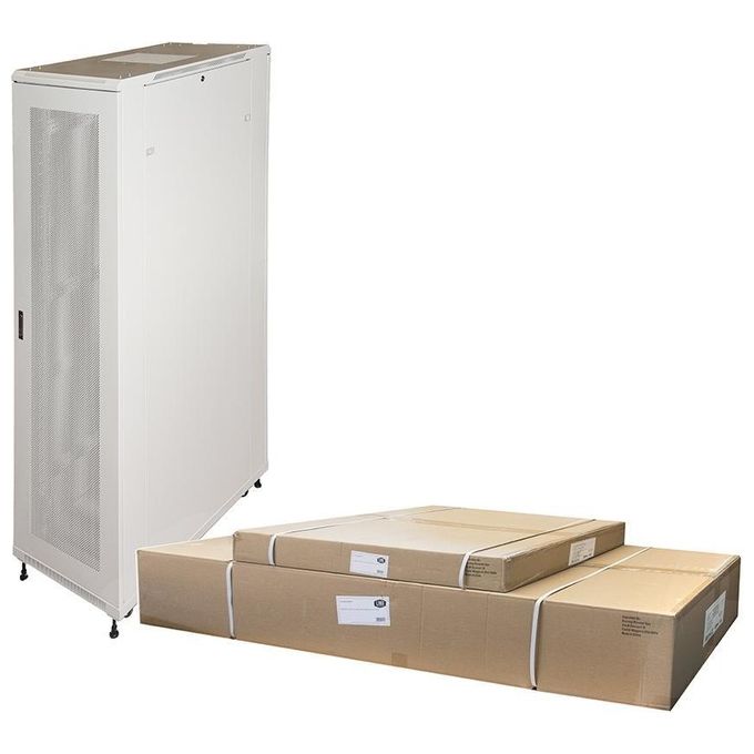 Link LK1942U610GFP Armadio rack 19'' 42u 2055x600x1000 colore grigio disassemblato