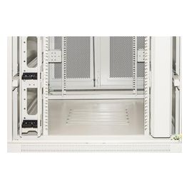 Link LK1942U810FP Armadio Rack 19 42U 2055x800x1000mm Porta Traforata Colore Grigio Disassemblato con Guidacavi  Laterale