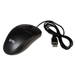 Link LKMOS35 Mouse Ottico Usb 3 Tasti Nero