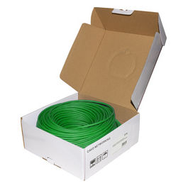 LINK matassa cavo rete categoria 6a non schermato utp awg24 halogenfree flessibile colore verde