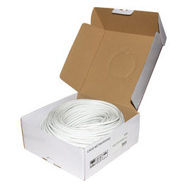 LINK matassa cavo rete categoria 6a non schermato utp awg24 halogenfree flessibile colore bianco