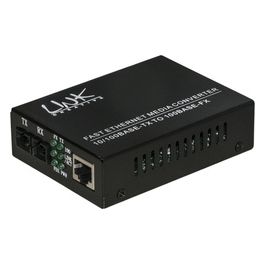 Link media converter rj45 - fibra ottica sc 10/100 base-t a 100base-fx, singlemode 1310nm