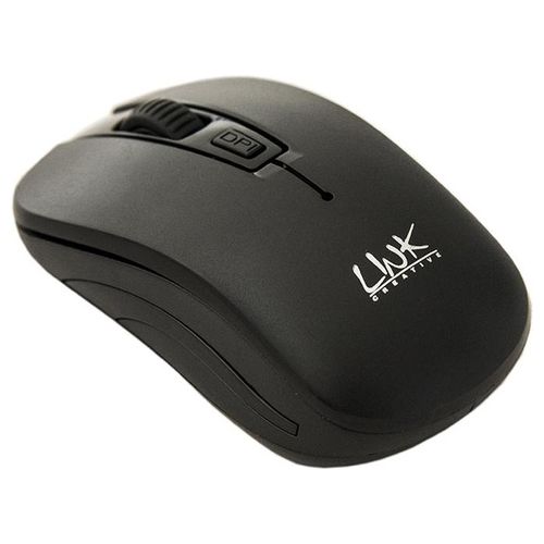Link mouse wireless 3 tasti nero ricevitore usb 1000 dpi