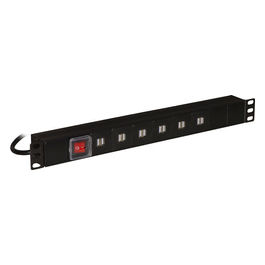 Link Multipresa 1U 19" per Armadi Rack con 12 Prese Usb 3,4a