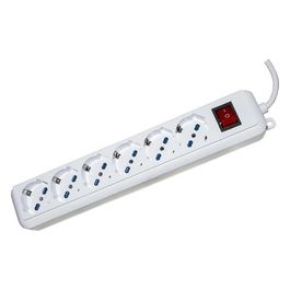 multipresa 6 prese universali ita/schuko 10/16 a - spina 16 a con interruttore