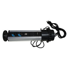 Multipresa a Scomparsa con 2 Porte Alimentazione Ita/Schuko 2 Porte Usb + 1 Rj45 + 1 Rj11 + 1 Hdmi Femmina