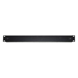 Pannello Cieco 1 Unita' per Armadi Rack 19" Chiusura a Scatto Nero