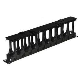 Link pannello guidacavi per armadi rack 19 1u a gabbia, alta densita profondita 11 cm con coperchio apribile