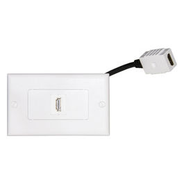 Link placca mod 503 con connettori hdmi femmina/femmina con cavetto cm 14